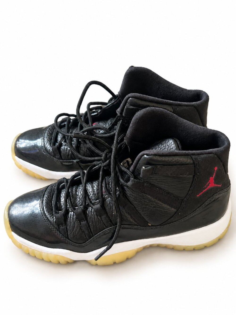 Jordan 11 Retro 72-10 GS Black Gym Red 2015 Sneakers Size 7Y OG Box